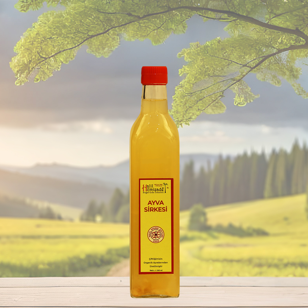 ayva-sirkesi-VİTRİN-ÜRÜN-FOTOLARI Fermente Ayva Sirkesi 500 ml - Görsel 1